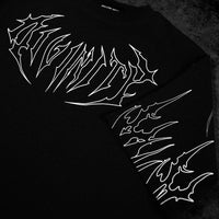 Bone Splitter Oversized T-shirt [VOID BLACK]