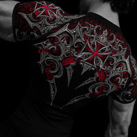 Void Tech™ Armored Short Sleeve Compression [BLOOD METAL]