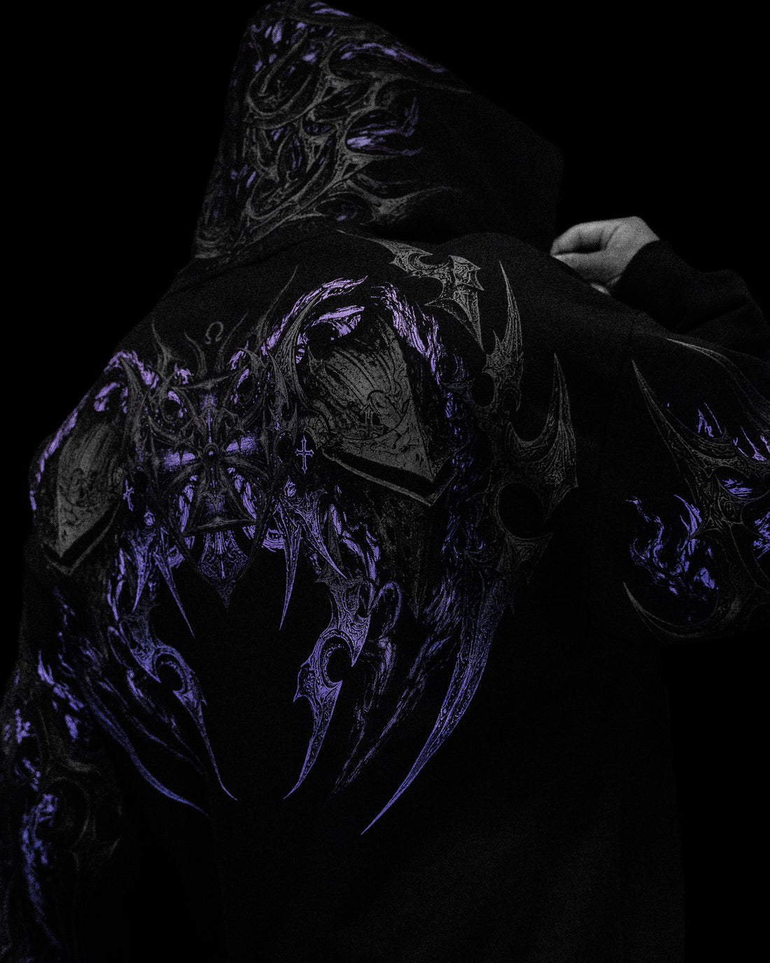 Berserker Oversized Zip-up Hoodie [DUSK]