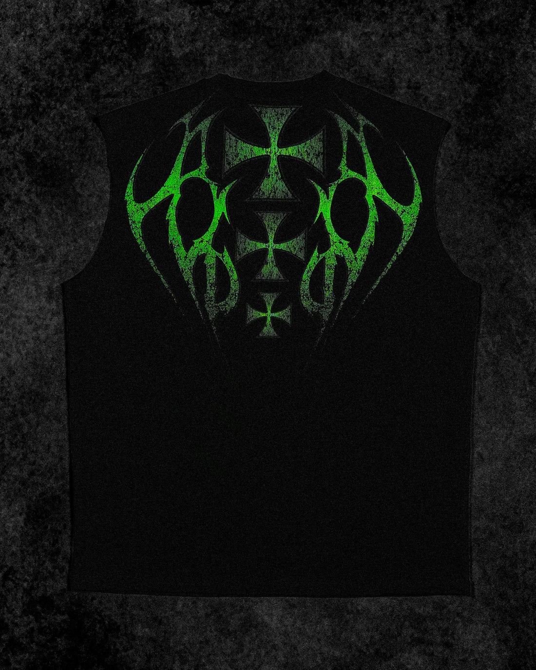 Armored Cut-off Tee [GLOW IN THE DARK]