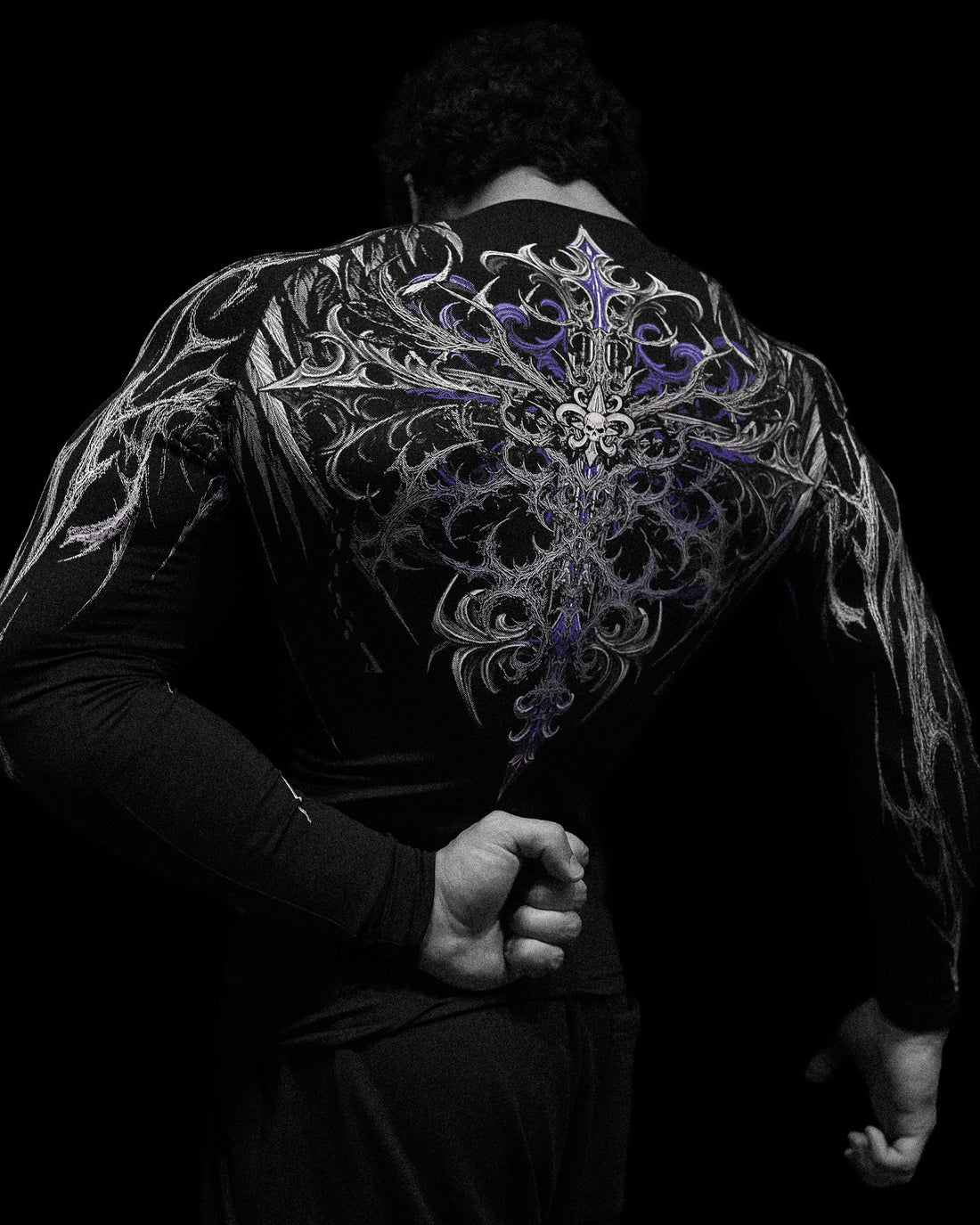 Void Tech™  Fallen Knight longsleeve Compression [HOLLOW PURPLE]