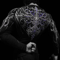 Void Tech™  Fallen Knight longsleeve Compression [HOLLOW PURPLE]