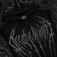 Death Slayer Oversized Zip-up Hoodie [WITHER]