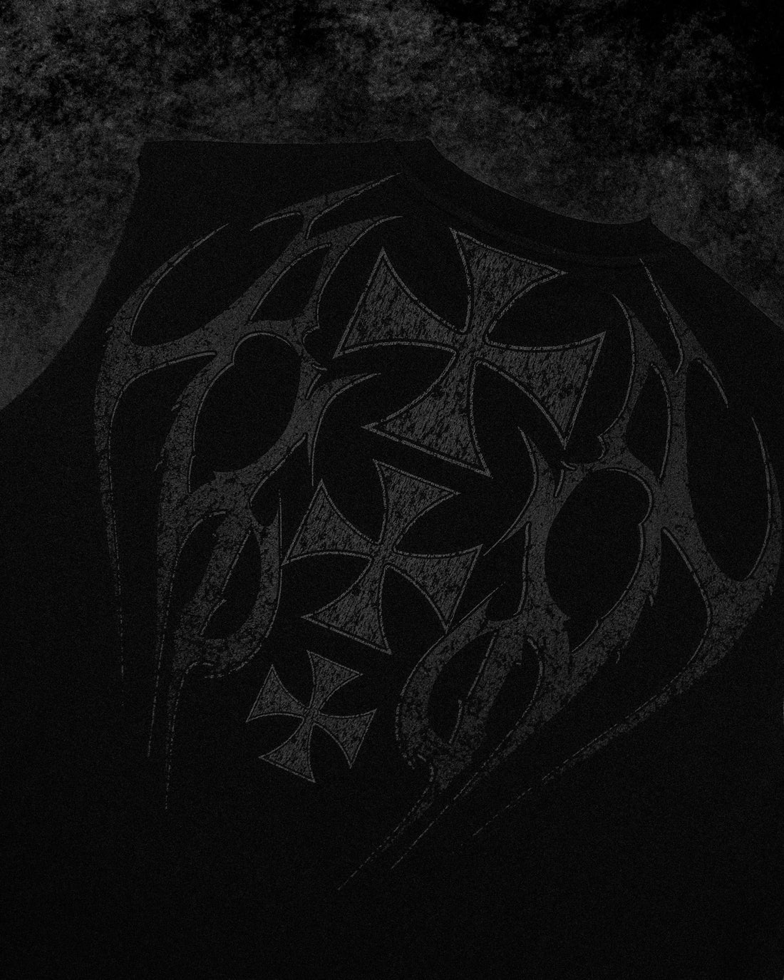 Armored Cut-off Tee [DARKNESS]