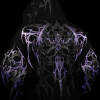 Immortality Oversized Zip-Up Hoodie [DUSK]