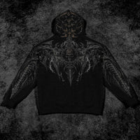 Death Slayer Oversized Zip-up Hoodie [WITHER]