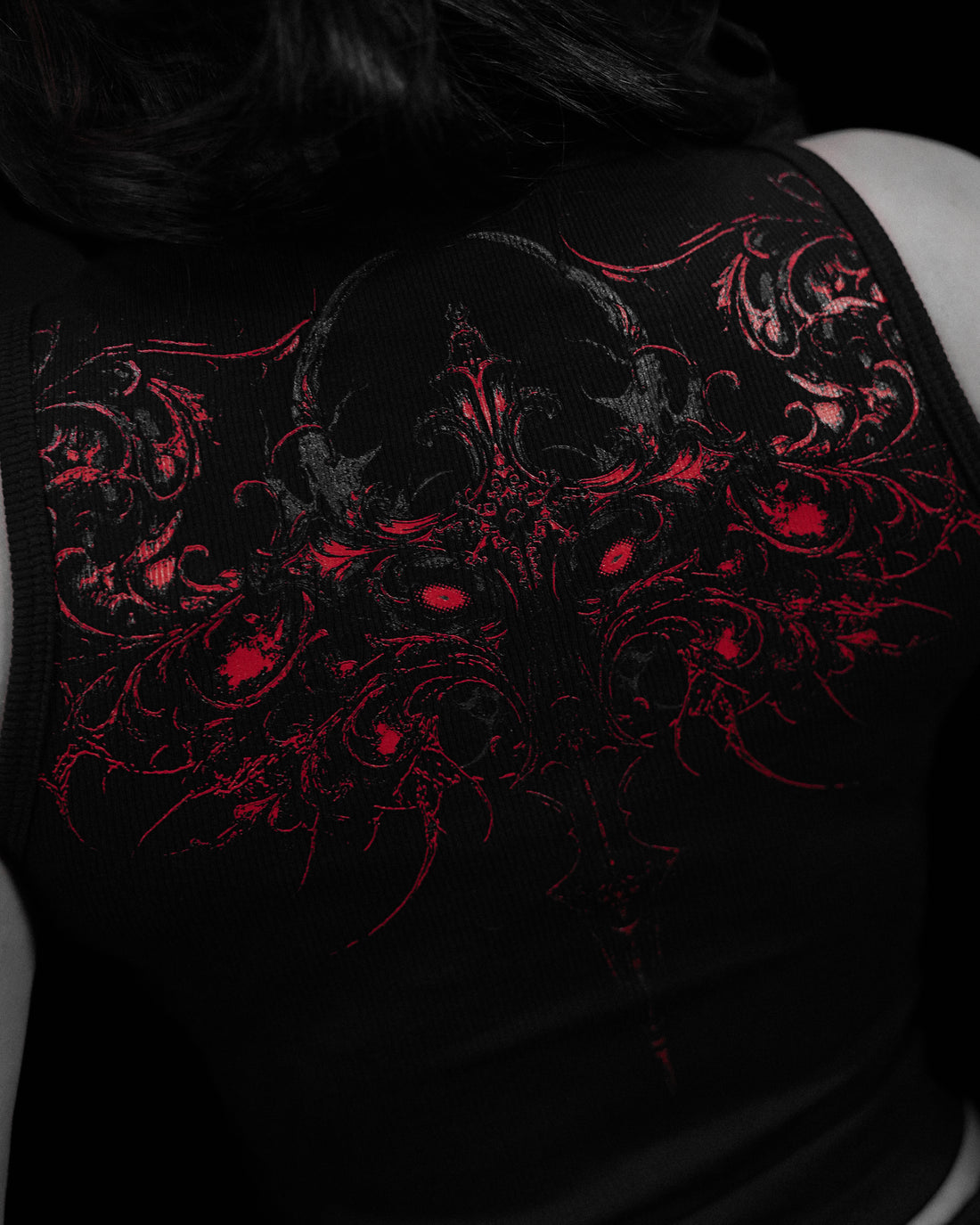 Women's Death Rose Tank Top [NIGHTMARE]