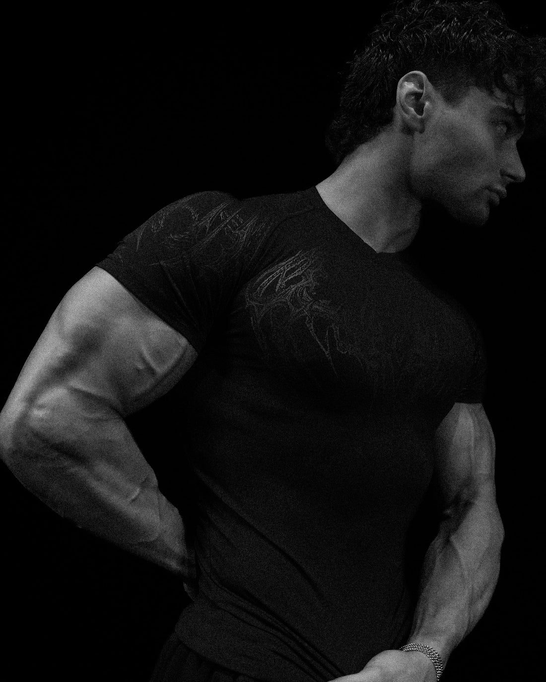 Void Tech™  Parasite Short Sleeve Compression [DARKNESS]