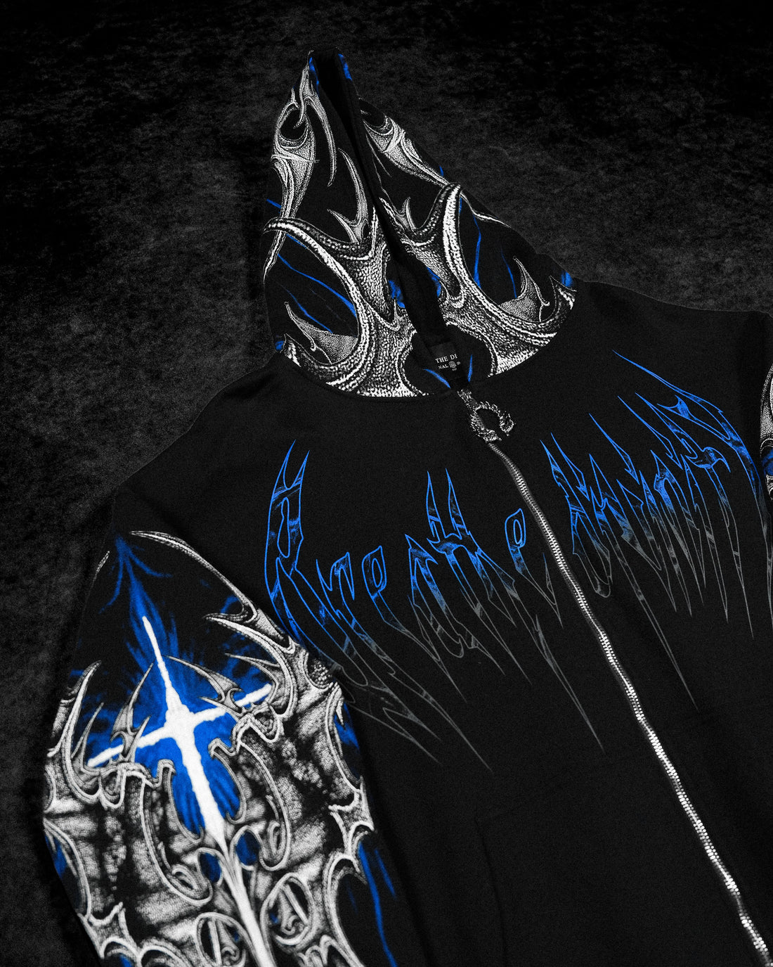 Death Blight Oversized Zip-Up Hoodie [PULSE]