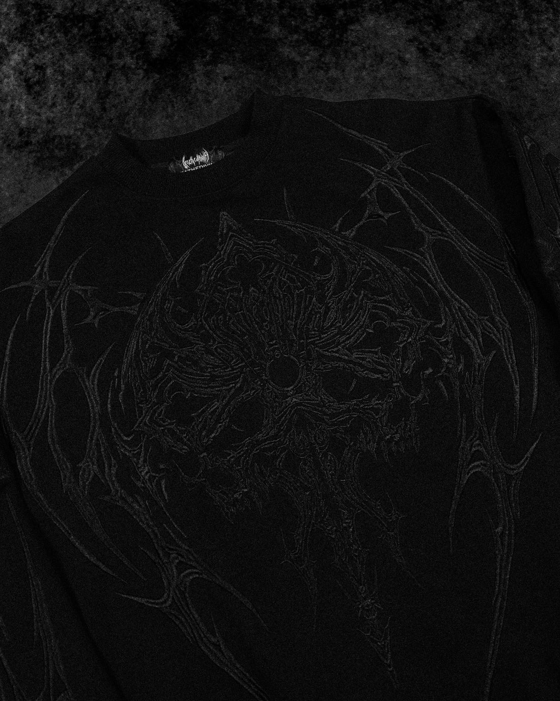 Vengeance Embroidery Oversized Crewneck [SHADOW]