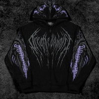 Death Slayer Oversized Zip-up Hoodie [REVENANT]