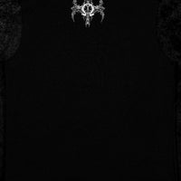 Death Eater Oversized Cutoff tee [VOID BLACK]