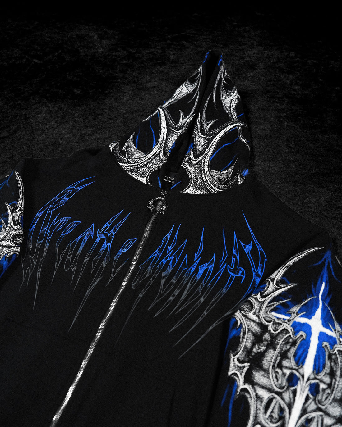 Death Blight Oversized Zip-Up Hoodie [PULSE]