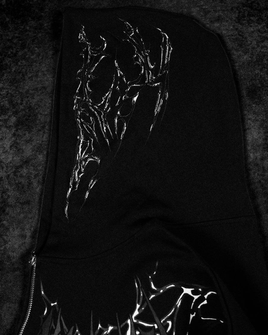 Shadow Monarch Oversized Zip-up Hoodie [ECLIPSE]
