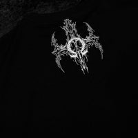 Death Eater Oversized Cutoff tee [VOID BLACK]