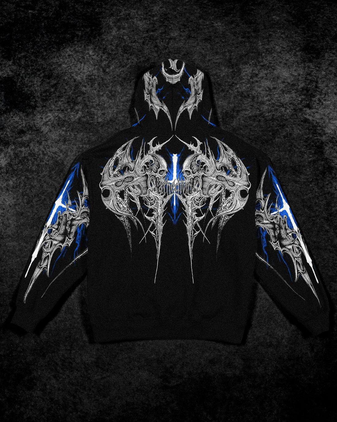 Death Blight Oversized Zip-Up Hoodie [PULSE]