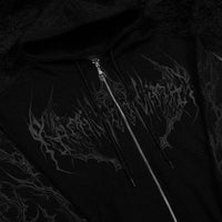 Deathwing Oversized Zip-up Hoodie [DARKNESS]