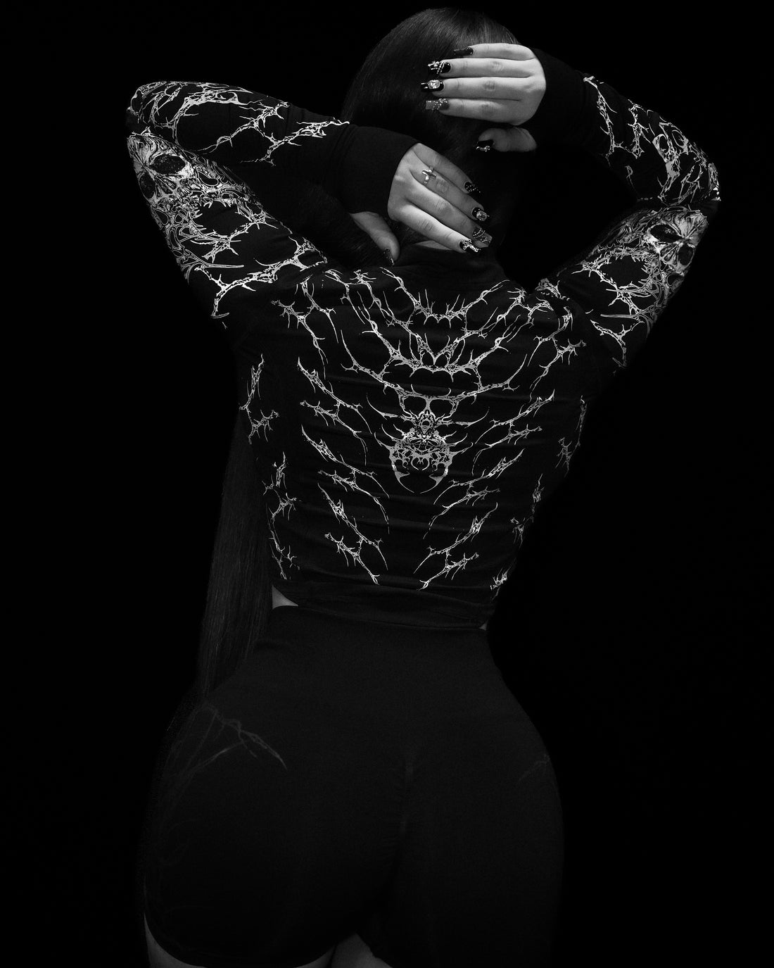 Women's Void Tech™ Widowmaker Zip-up Compression Jacket [VOID BLACK]