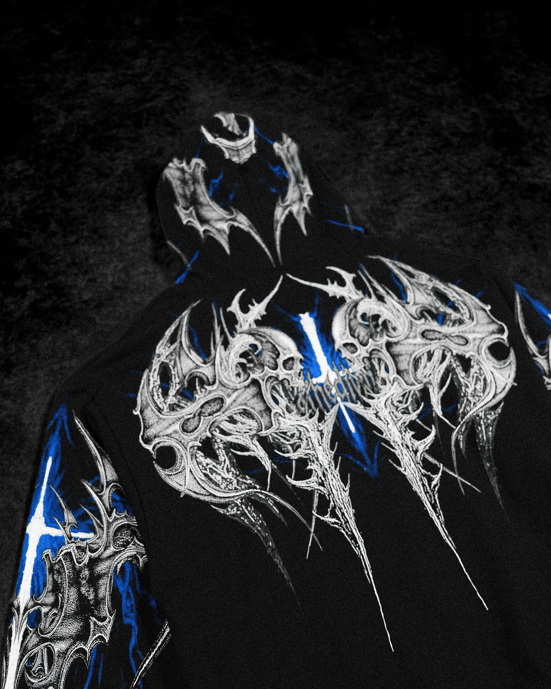Death Blight Oversized Zip-Up Hoodie [PULSE]