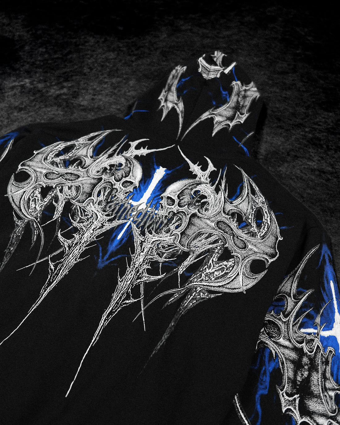 Death Blight Oversized Zip-Up Hoodie [PULSE]