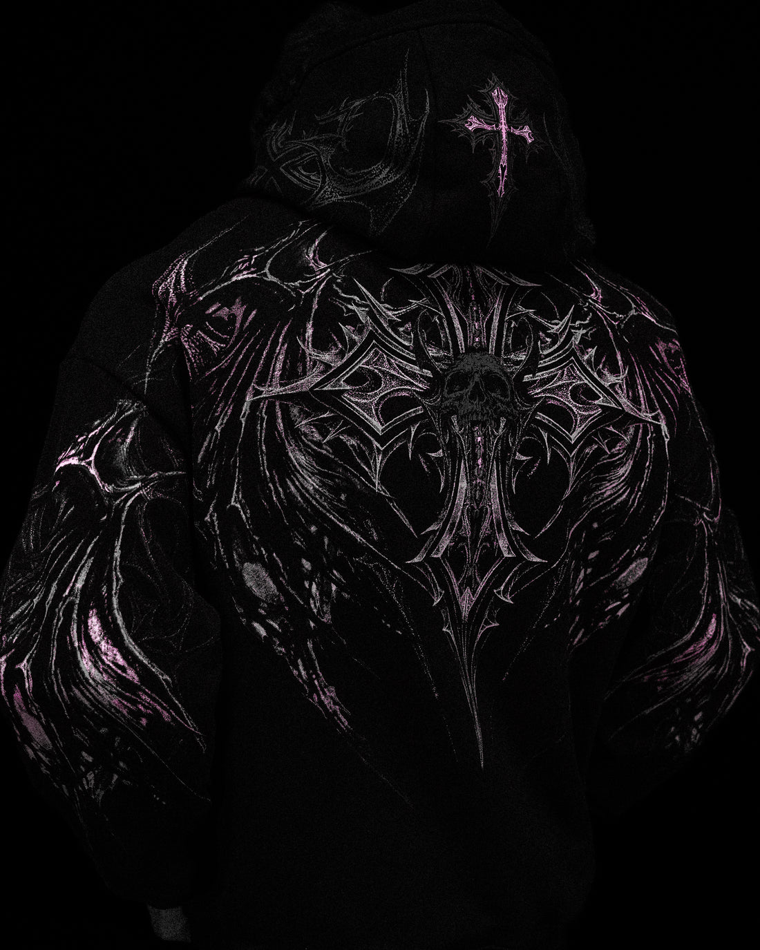 Nightfall Oversized Pullover Hoodie [BLOSSOM PINK]