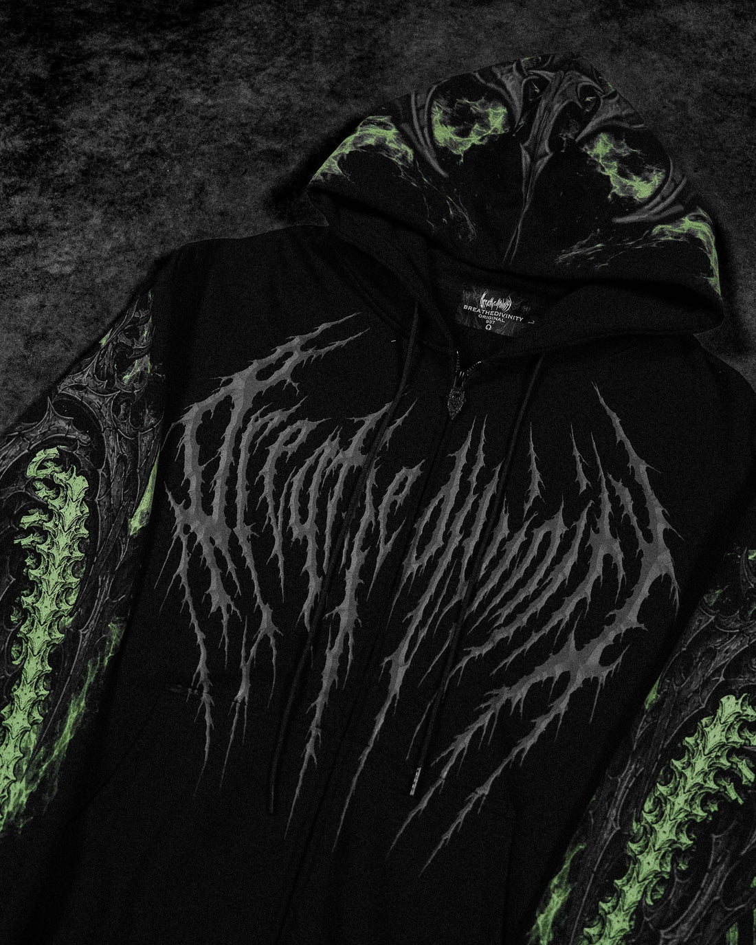 Death Slayer Oversized Zip-up Hoodie [DECAY]