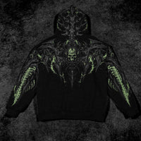 Death Slayer Oversized Zip-up Hoodie [DECAY]