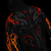 Dragon Blade Oversized pullover hoodie [INFERNO]