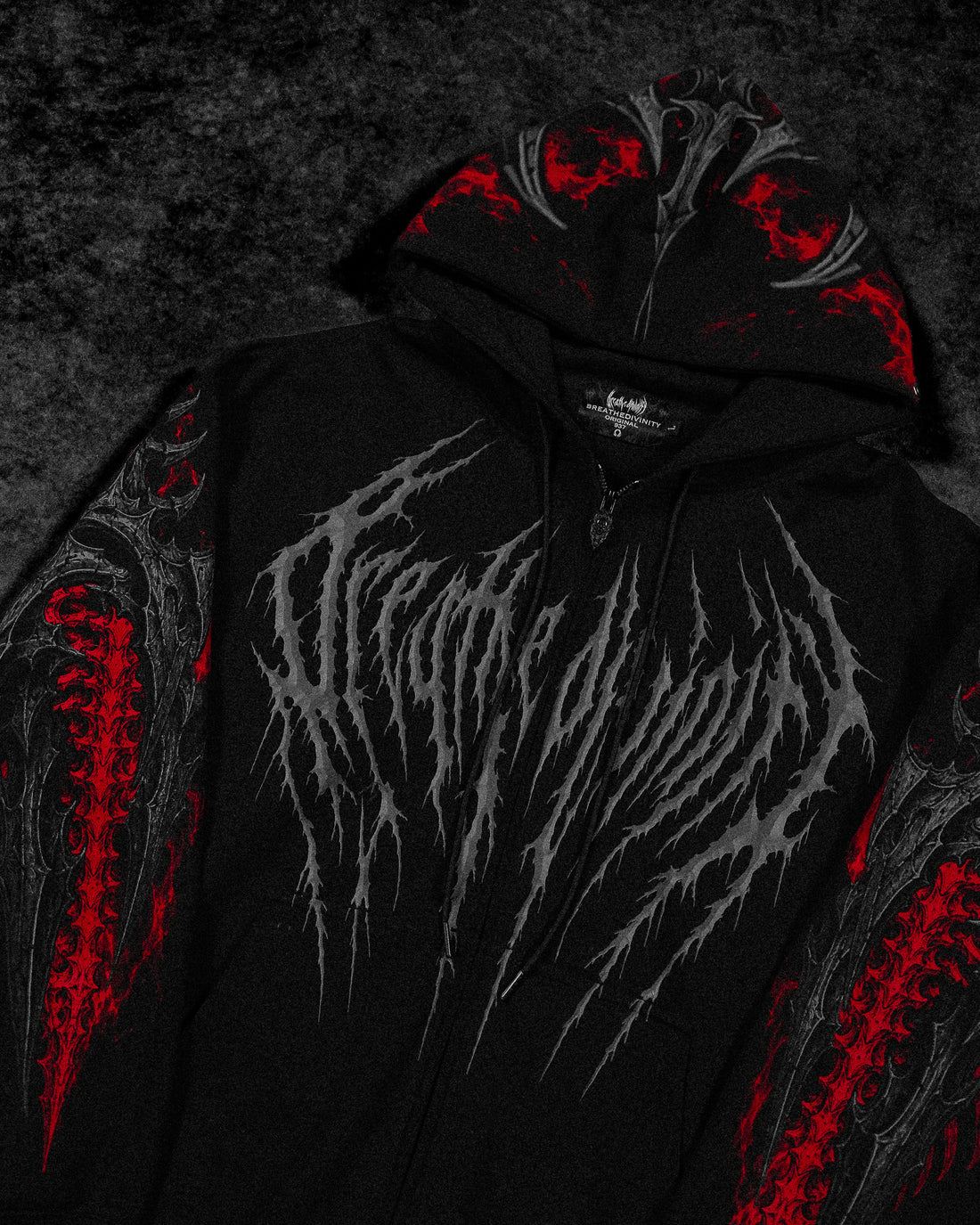 Death Slayer Oversized Zip-up Hoodie [NIGHTMARE]