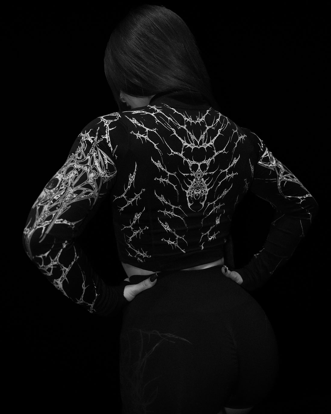 Women's Void Tech™ Widowmaker Zip-up Compression Jacket [VOID BLACK]