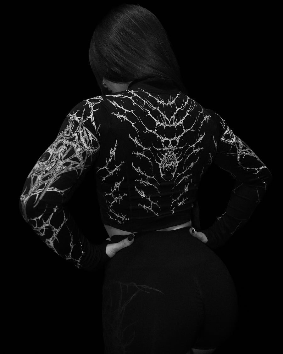 Women's Void Tech™ Widowmaker Zip-up Compression Jacket [VOID BLACK]