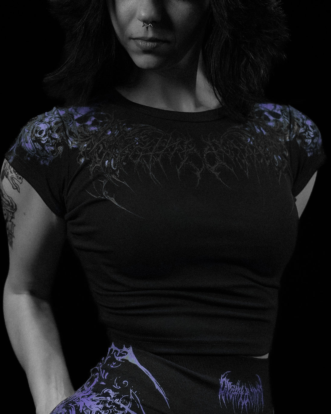Women's Soul Thorn Cropped Baby Tee [DUSK]