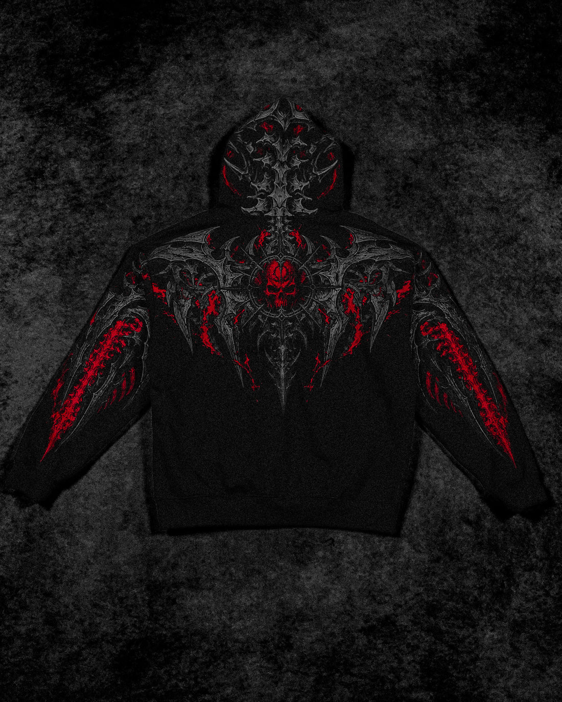 Death Slayer Oversized Zip-up Hoodie [NIGHTMARE]