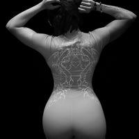 Women's Void Tech™ Dark Ember Bodysuit [SILVER]
