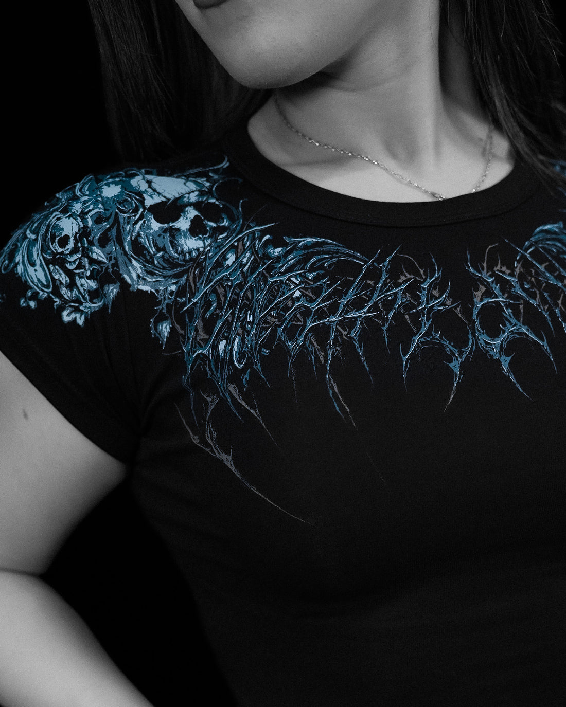 Women's Soul Thorn Cropped Baby Tee [FROST]