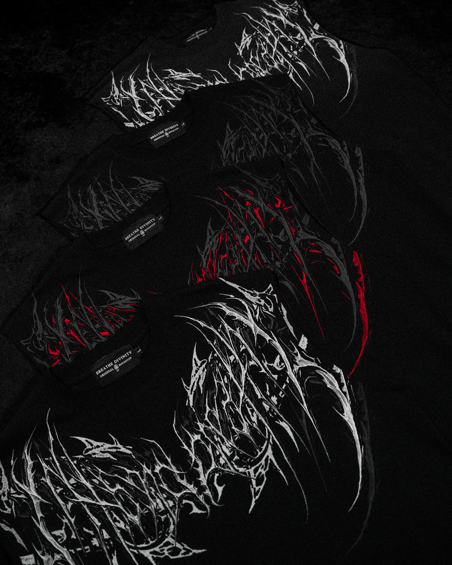 Dark Forge Oversized Cutoff Tee [VOID BLACK]