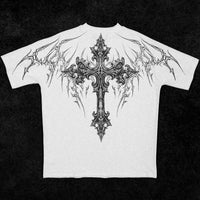 Dark Cathedral Oversized T-shirt [DIVINE WHITE]