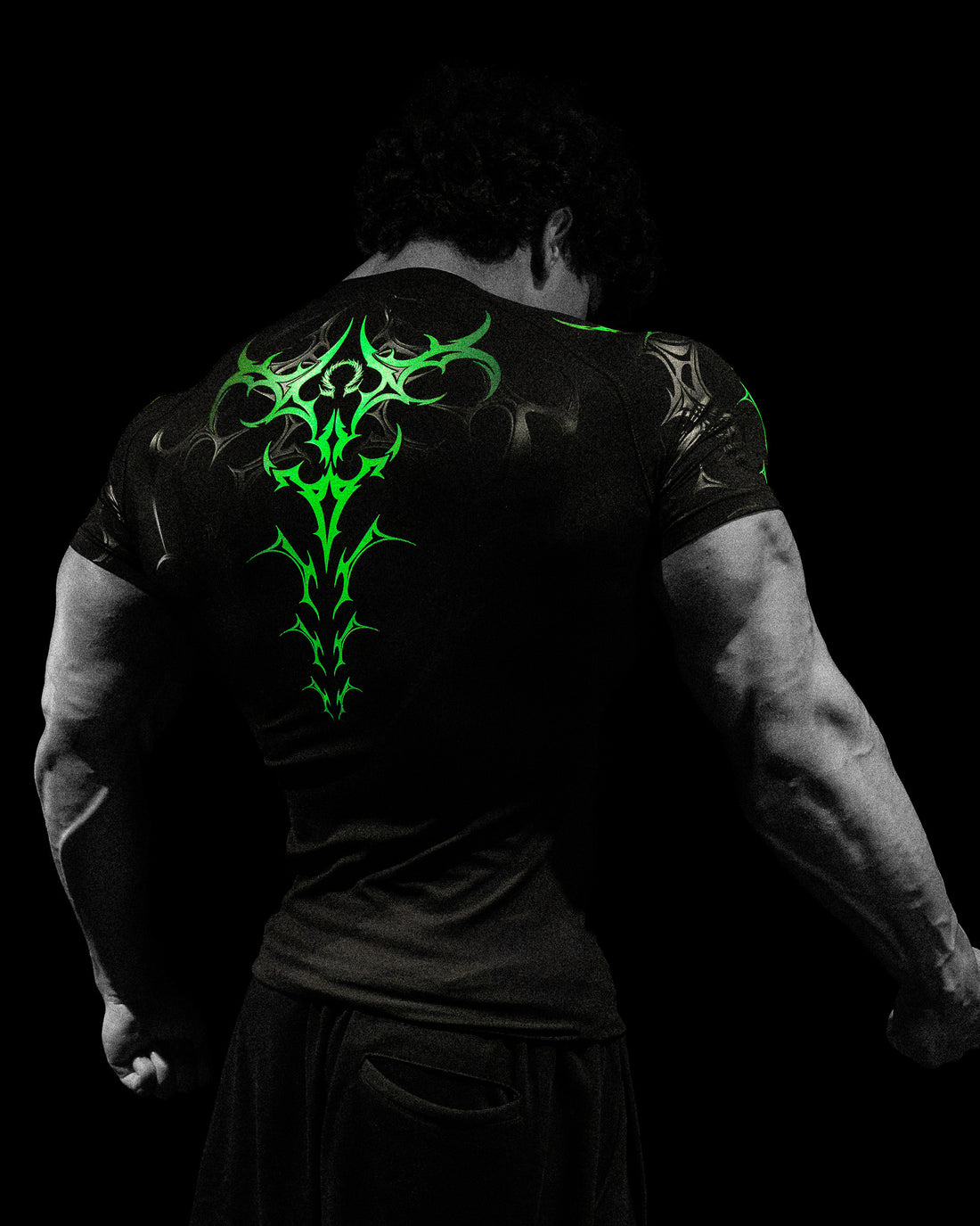 Void Tech™ Phantom X Short Sleeve Compression [GLOW IN THE DARK]
