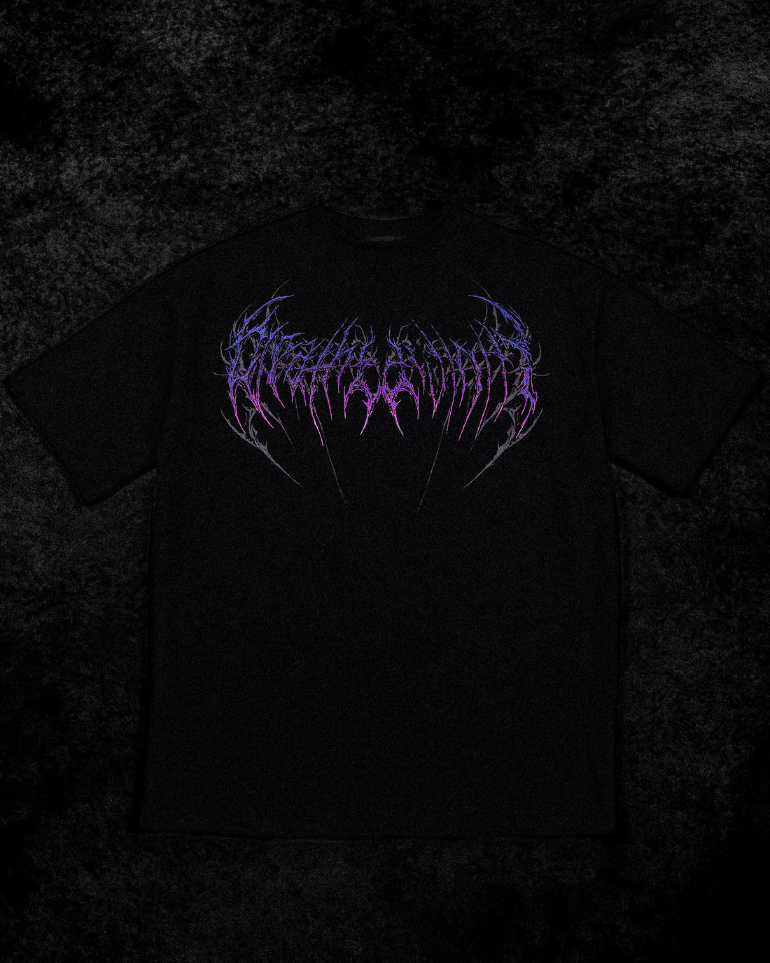 Dark Cathedral Oversized T-shirt [HOLLOW PURPLE]