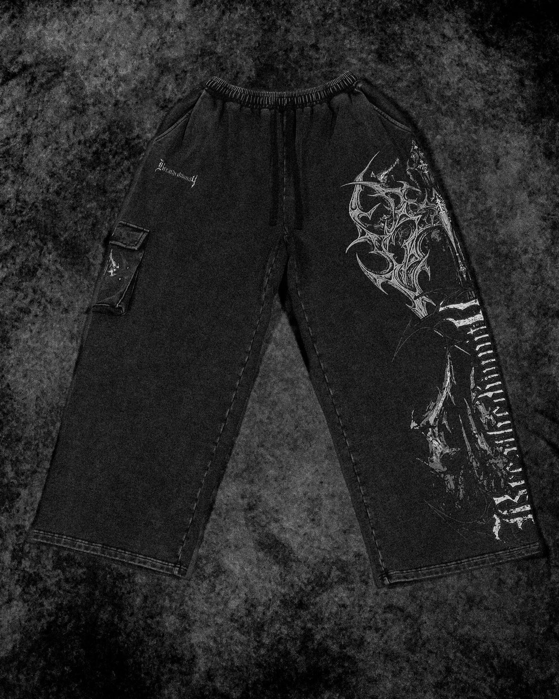 Death-Script Oversized Uncuffed Cargos [VINTAGE]