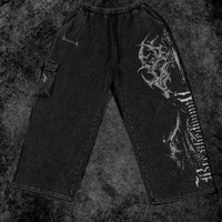 Death-Script Oversized Uncuffed Cargos [VINTAGE]