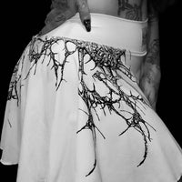 Women's Black Widow Athletic Skirt [DIVINE WHITE]