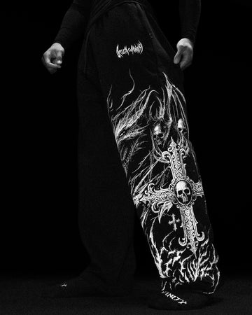 Wyvern Uncuffed luxury sweatpants [VOID BLACK]