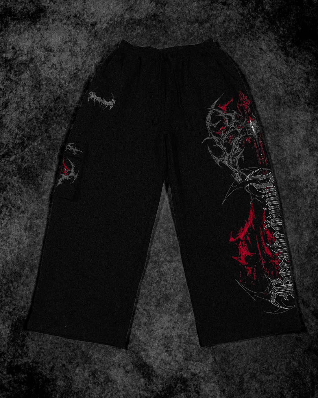 Death-Script Oversized Uncuffed Cargos [NIGHTMARE]