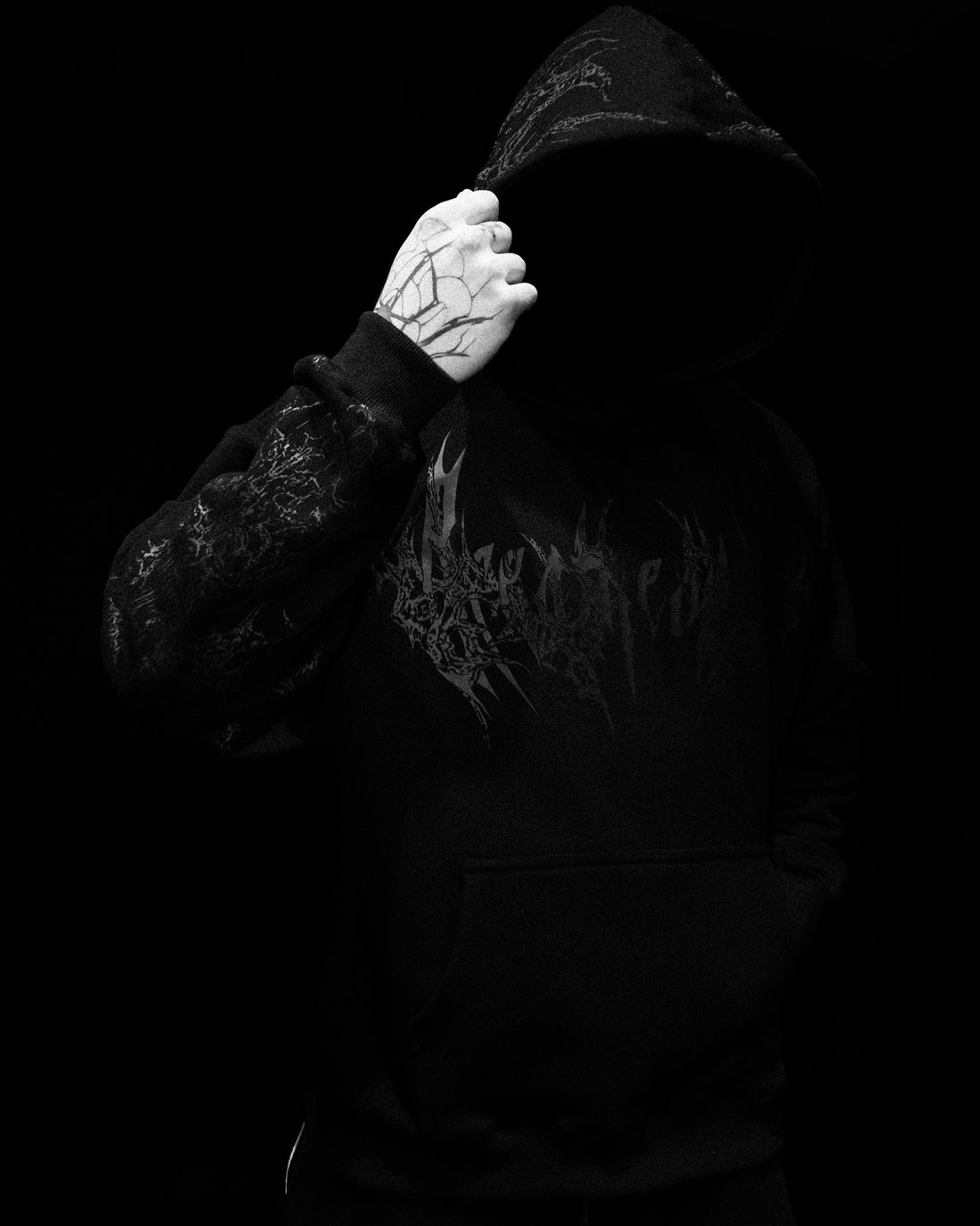 Cathedral Oversized pullover hoodie [DARKNESS]
