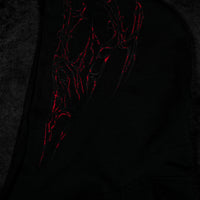 Shadow Monarch Oversized Zip-up Hoodie [INFERNO]