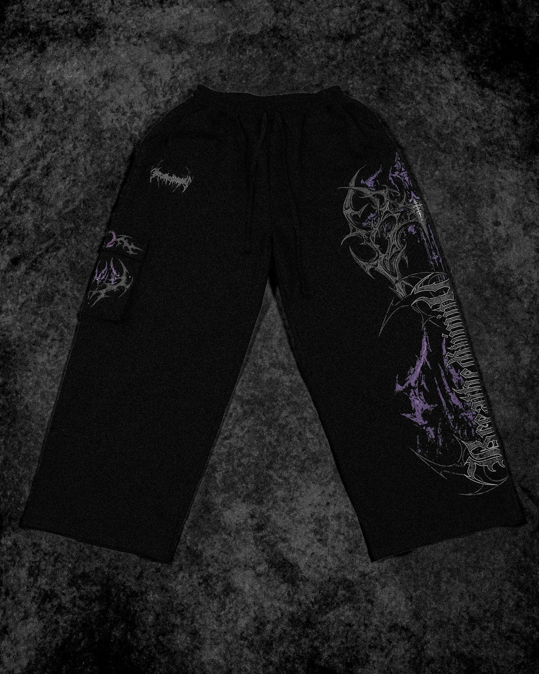 Death-Script Oversized Uncuffed Cargos [DUSK]