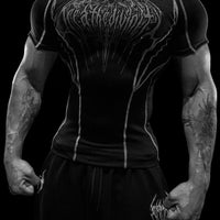 Void Tech™ Arachnid Venom Texture shortsleeve Compression [VOID BLACK]