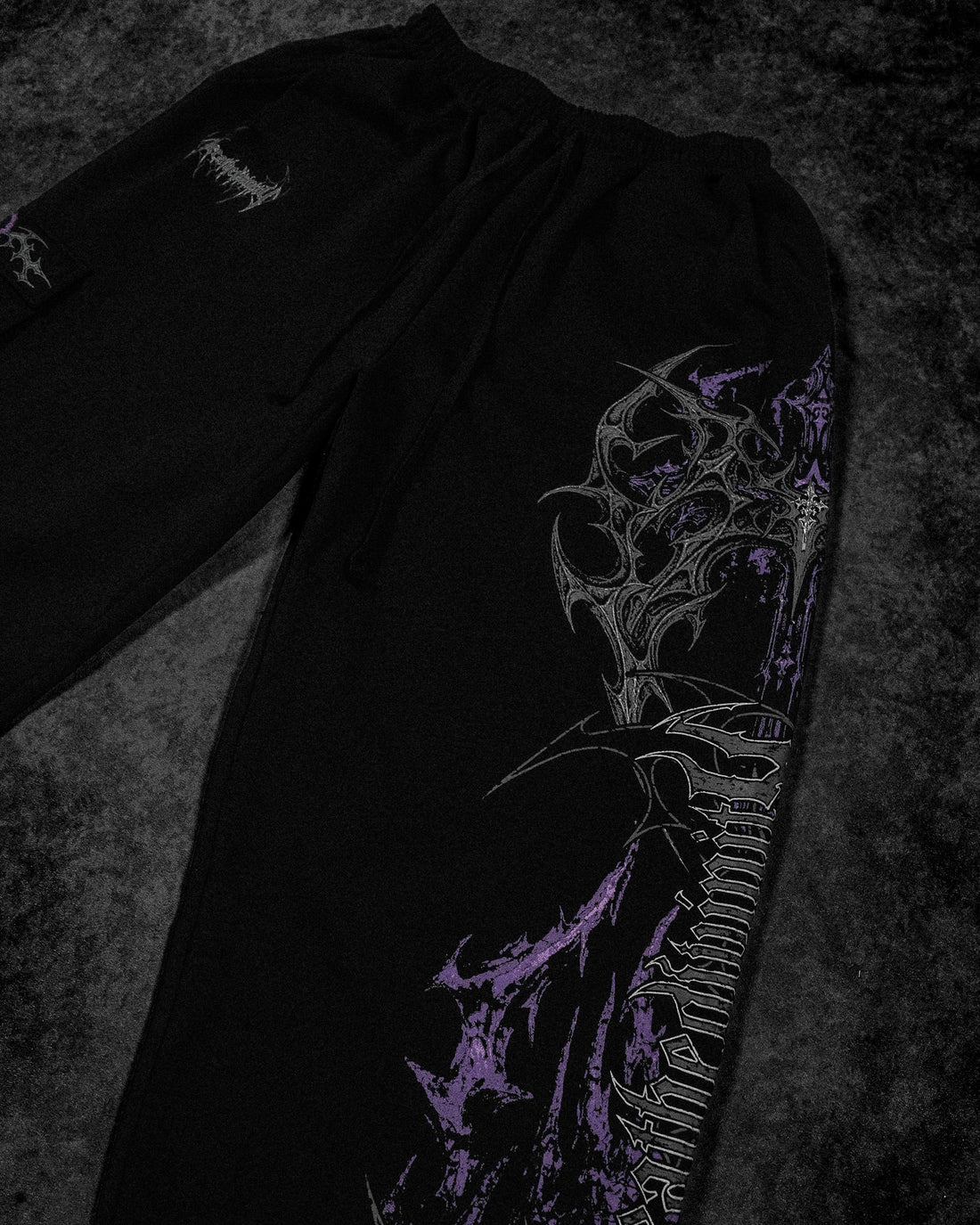 Death-Script Oversized Uncuffed Cargos [DUSK]