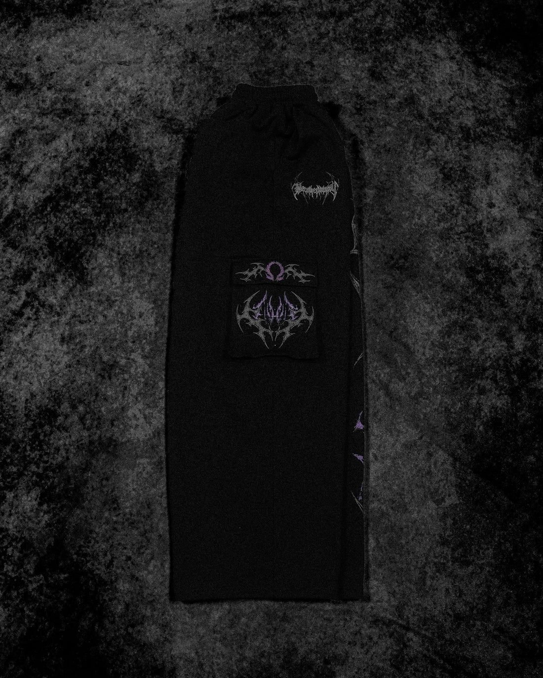 Death-Script Oversized Uncuffed Cargos [DUSK]